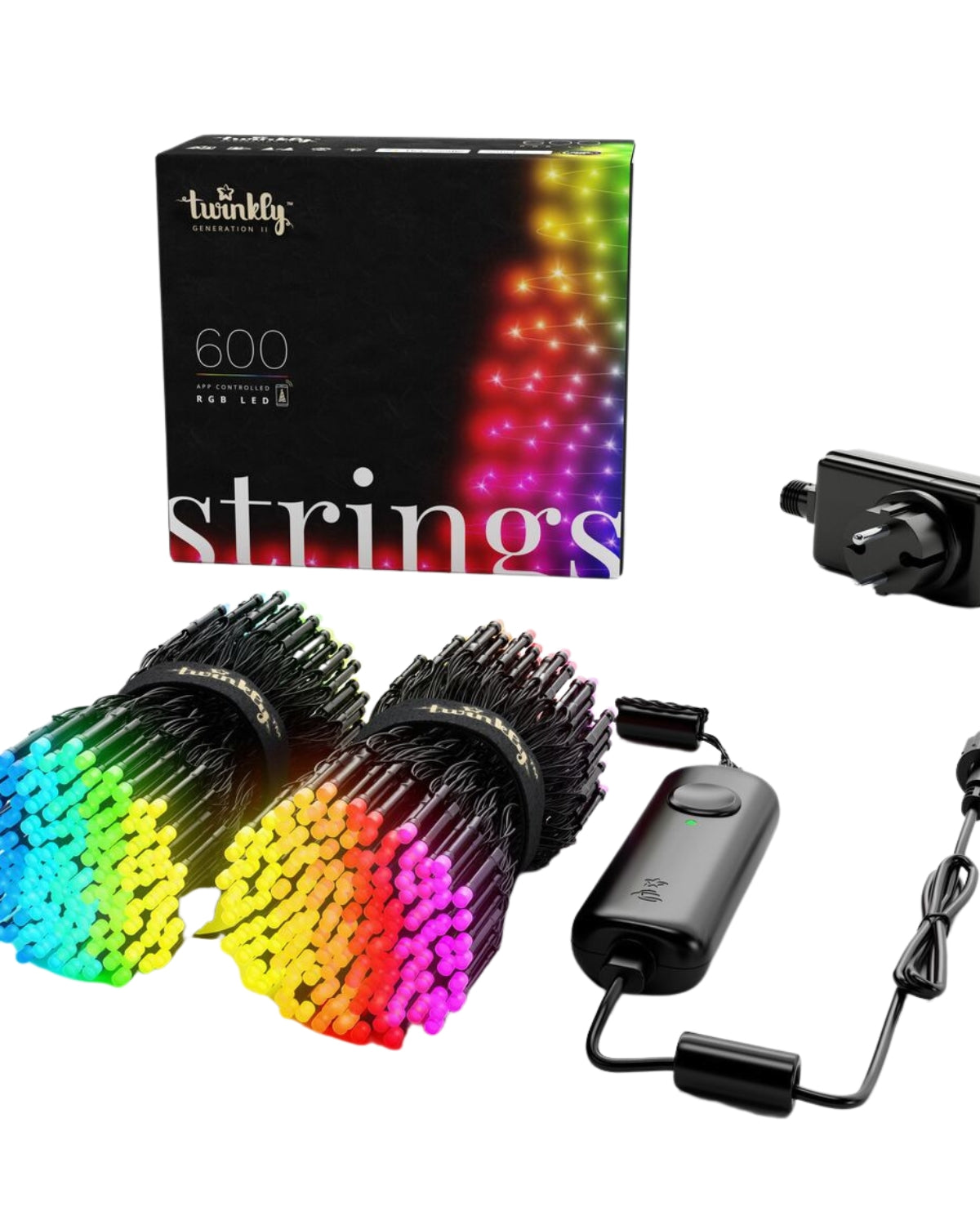 Instalație Smart Twinkly 600 Leduri, RGB, Bluetooth, Wi-Fi