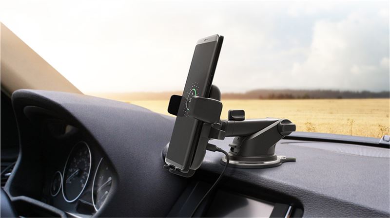 Suport Telefon Auto iOttie Easy One Touch Wireless, pentru bord