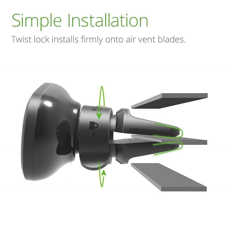 Suport Telefon Auto iOttie iTap 2 magnetic, pentru grila de ventilație