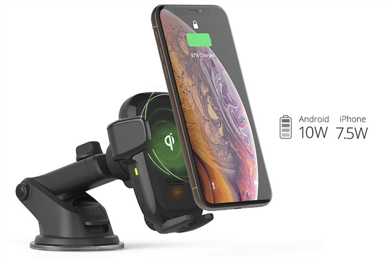 Suport Telefon Auto iOttie AutoSense cu încărcare wireless, pentru bord