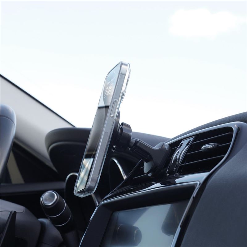 Suport Telefon Auto iOttie iTap 3 MagSafe cu inel magnetic, pentru grila de ventilație