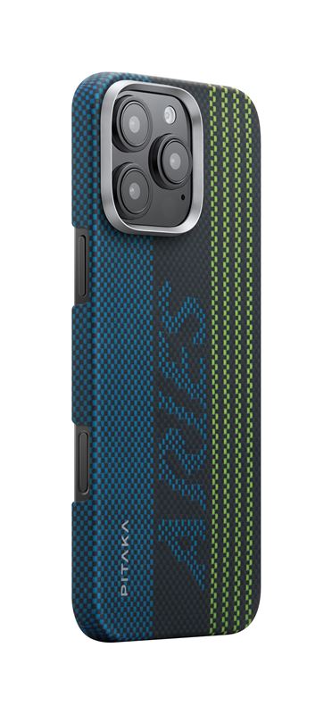 Husă Pitaka × Aries Tactile Woven, Credit card — iPhone 16 Pro