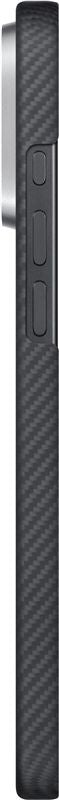 Husă Pitaka Ultra-Slim, Black/Grey (PitaTap) — iPhone 16 Pro Max