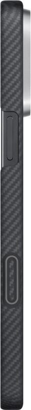Husă Pitaka Ultra-Slim, Black/Grey (PitaTap) — iPhone 16 Pro Max