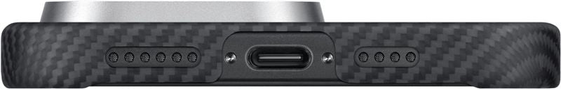 Husă Pitaka Ultra-Slim, Black/Grey (PitaTap) — iPhone 16 Pro Max