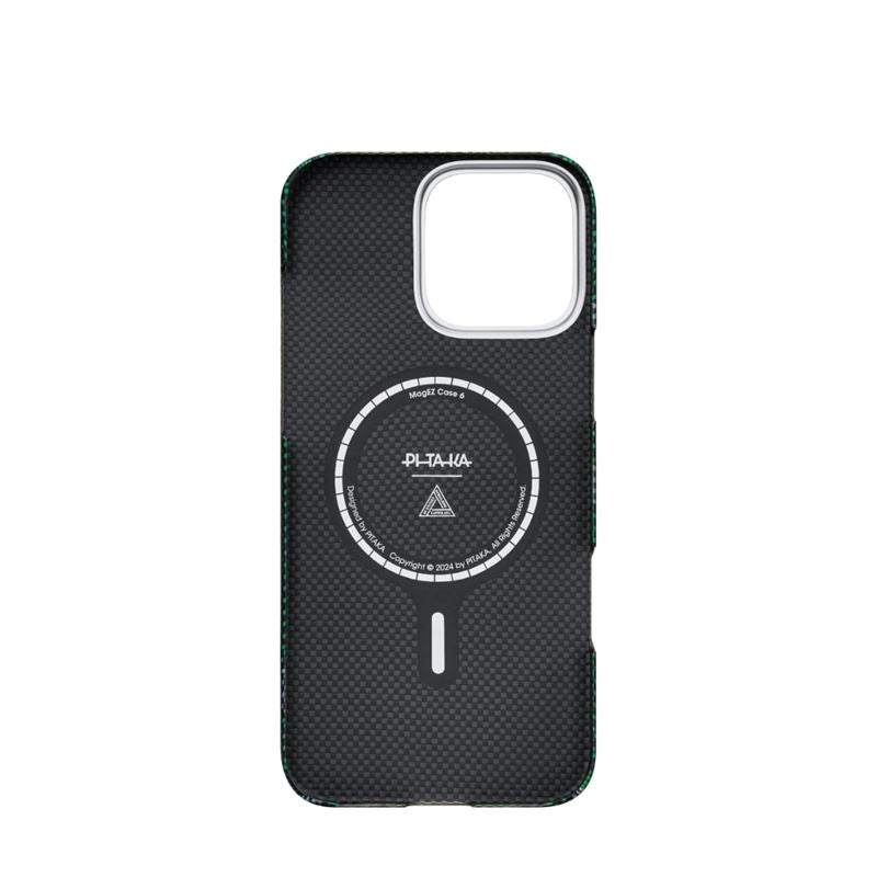 Husă Pitaka Tactile Woven, Re-TROS Refining — iPhone 16 Pro
