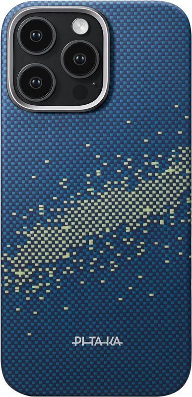 Husă Pitaka Ultra-Slim, Milky Way galaxy (PitaTap) — iPhone 16 Pro