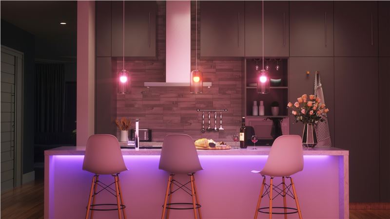 Set 4 becuri smart Nanoleaf Matter A19 E27, Wi-Fi