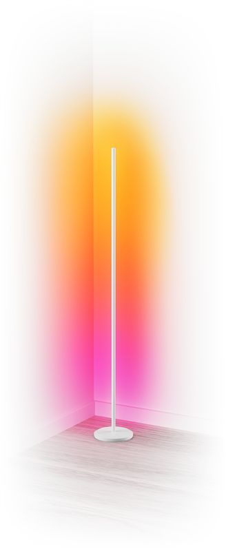 Lampă de podea smart Nanoleaf Matter Smart Multicolor Floor Lamp, alb
