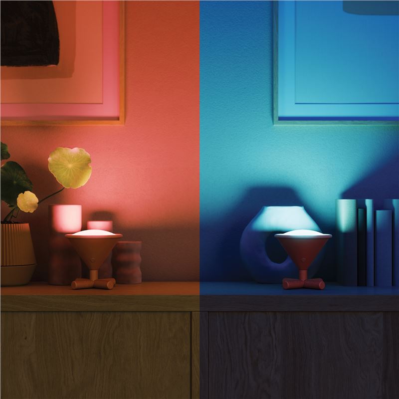 Lampă smart de masă Nanoleaf Smarter IQ Umbra Cono, portocaliu, Wi-Fi